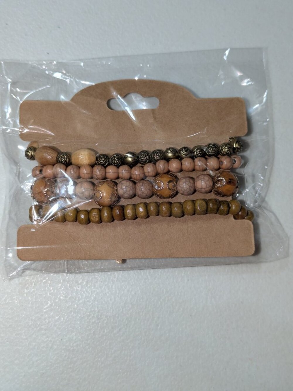Bracelets, stack of 4, Brand new! - Picture 2 of 3